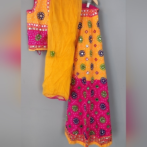 STUNNING Rajasthani lehnga, never worn. Sz small. - Picture 8 of 8